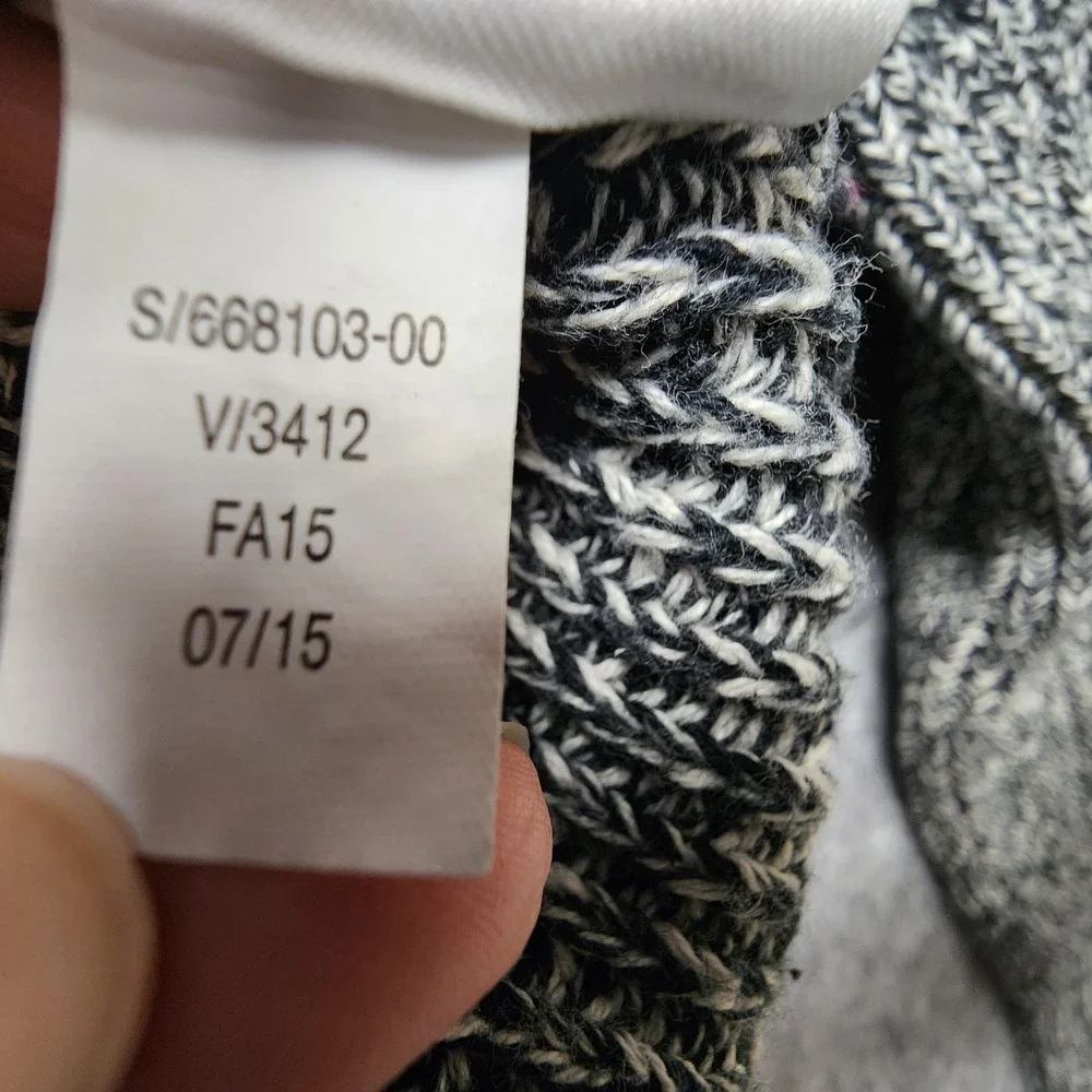 Banana‎ Republic Cardigan Sweater Mens Large (Fits as Medium) Heavy Knit Cotton